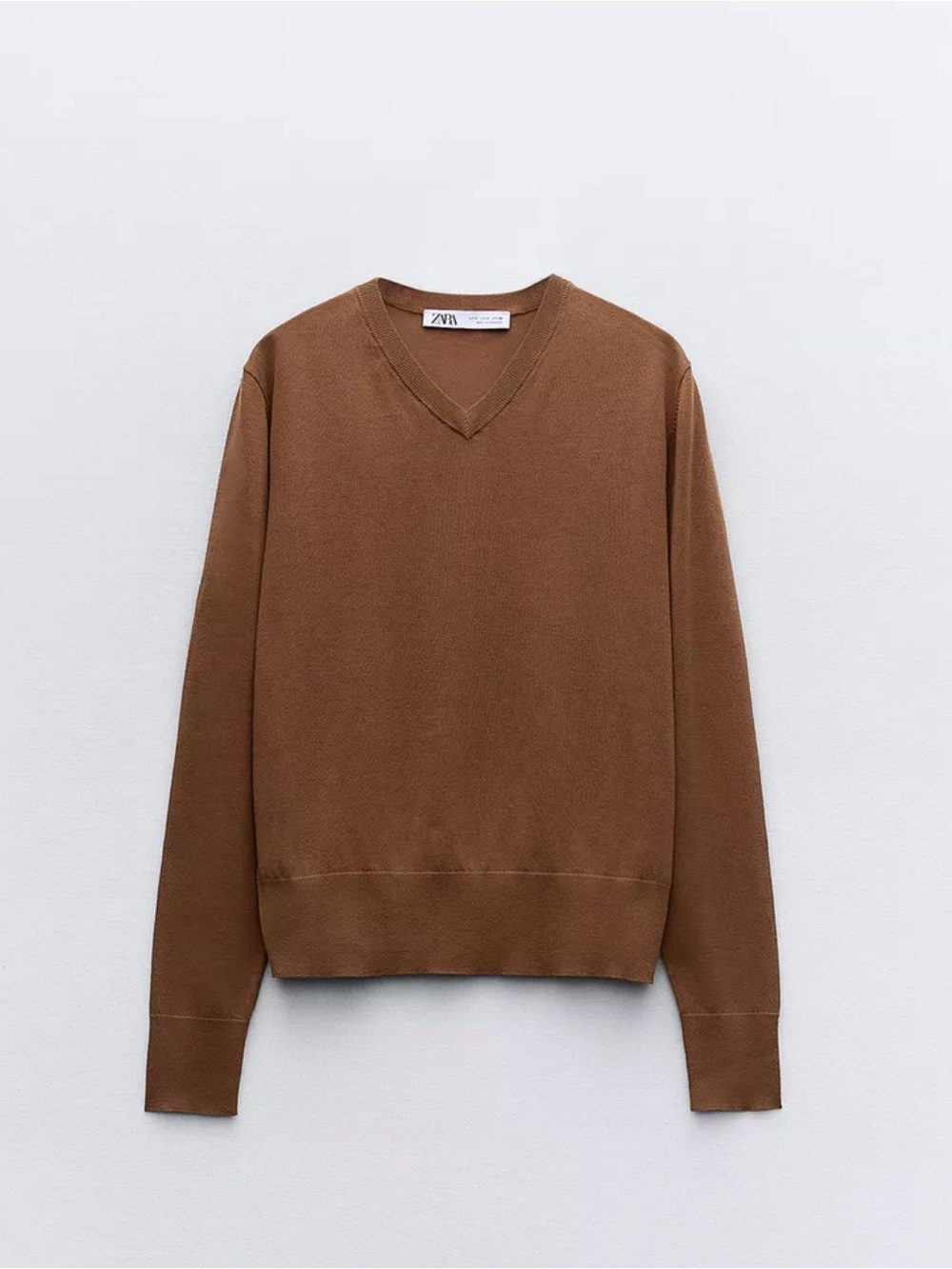 BASIC V-NECK KNIT SWEATER